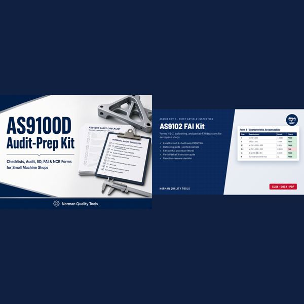 AS9100 + AS9102 Bundle cover